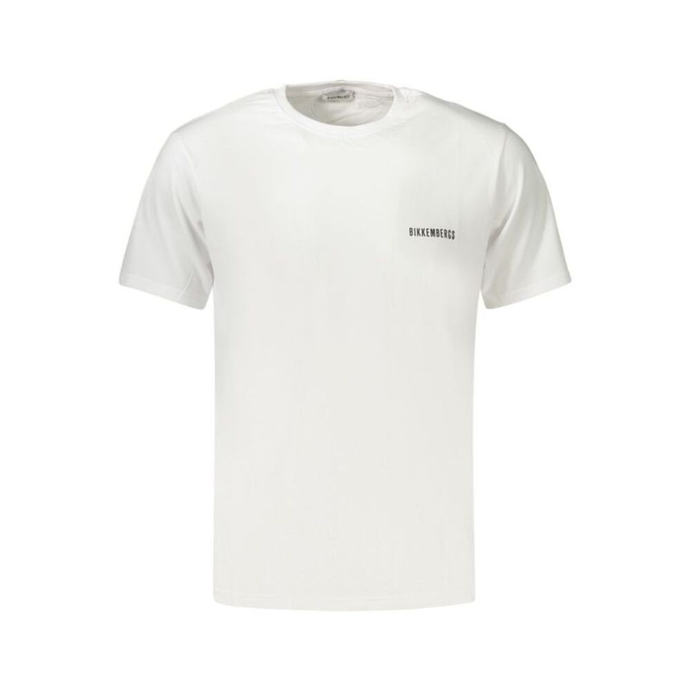 Bikkembergs White Cotton Men's Men's T-Shirt